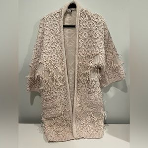 Anthropologie Akemi + Kim Cream Cardigan‎ O/S